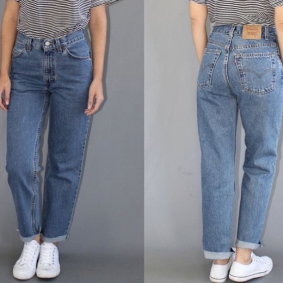 Levi's Denim - Levi’s 505 VTG  high rise straight denim mom jeans